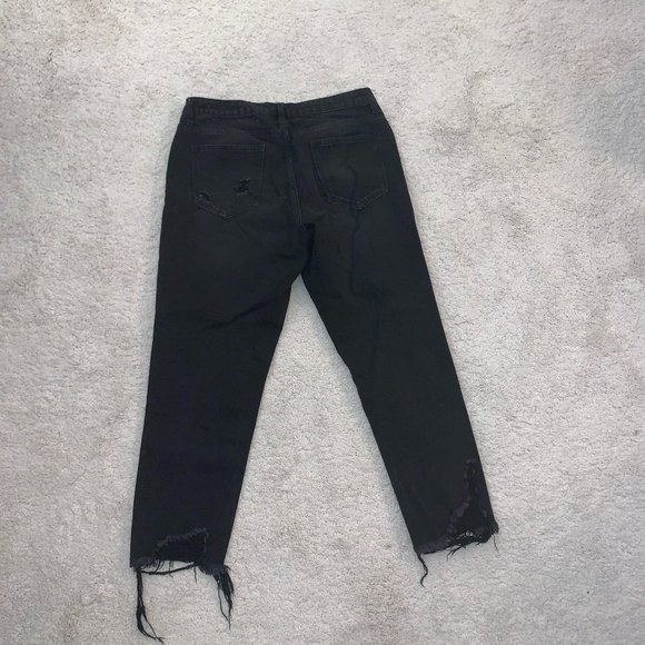 Cielo Black Ripped Boyfriend Jeans - Picture 2 of 2